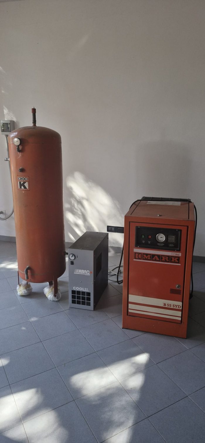 COMPRESSORE-SERBATOIO-ESSICATORE